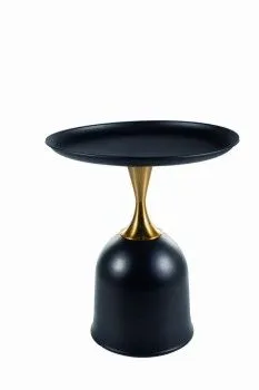 Стол журнальный Signal LIBRA (черный/золотой)