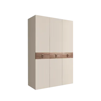 Шкаф 3-х дверный Bogemia Wood Fa (Слоновая кость/Хром) БМШ2/3(Wo)