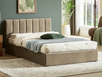 Кровать Signal MONTREAL Velvet Bluvel 28 (бежевый) 120/200