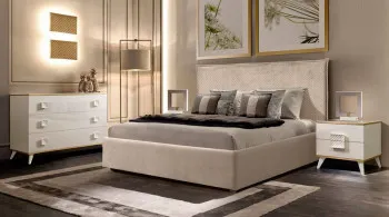 Спальня Диора слоновая кость/золото 3