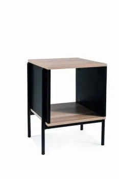 Стол журнальный Signal KARINA B (дуб/черный мат)