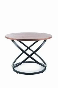 Стол журнальный Signal EOS D (орех/черный)