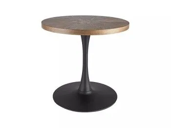 Стол обеденный Signal AMADEO 80 (орех/черный мат)