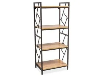 Стеллаж Signal TABLO R4 (дуб/темно-коричневый)