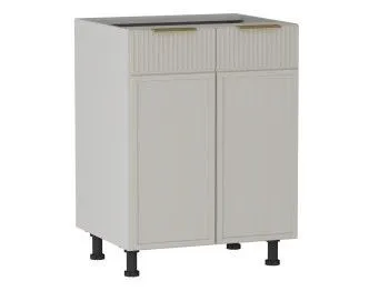 Стол 2-х дверный С-60, Берта (600*528*820) Светлый Мокко, 22915