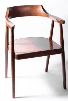 Полукресло венское Mercurius (светлый орех) жесткое сиденье