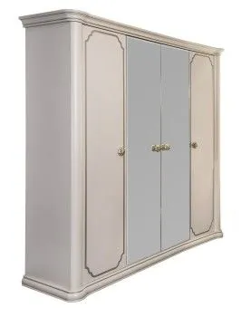 Шкаф Лали 4-дверный бежевый