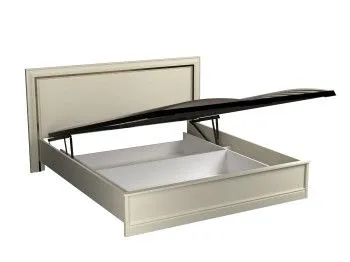 Кровать 1800 с подъемным механизмом, Сиена (2090*2110*1100) Береза бежевая