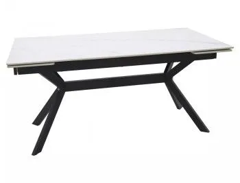 Стол обеденный Signal IMPERIA 180 (белый/черный)