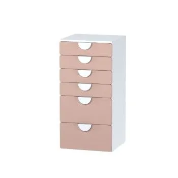 ПИКСИ комод 6 ящиков 60x57x123, мечтательный пион