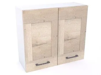 Шкаф ШГ-90, Дублин (900*320*720) Дуб галифакс белый, 21683