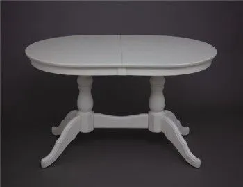 Стол обеденный Овальный-1300 (слоновая кость 9001)