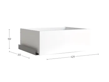 МАКС ящик выдвижной 50х36 серый