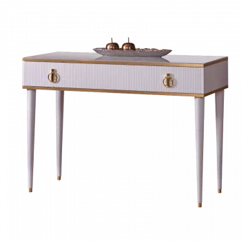Лобня - Стол туалетный Римини СОЛО (белый золото) РМСТ-1 (s)