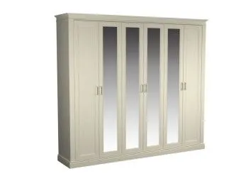 Шкаф 6-дверный, Сиена (2623*548*2300) Береза бежевая, 12338