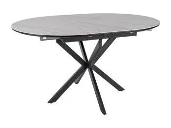 Стол обеденный Signal GASTON Ceramic 100 (белый/черный)