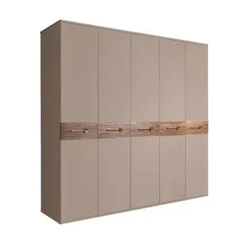 Шкаф 5-ти дв. Bogemia Wood Wo (Мокка/Золото) БМШ2/5(Wo)