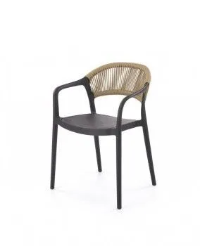 Стул Halmar K582 (черный/натуральный)