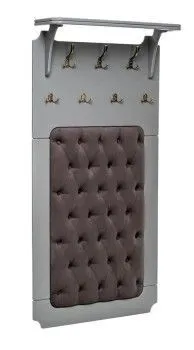 Вешалка настенная Патриция (Серый ясень/ткань V19)