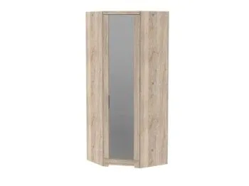 Шкаф угловой с зеркальной дверью, Юта (900*900*2300) Дуб Мария*