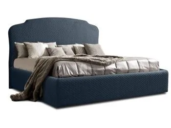 Кровать Римини 1,8 м, с подъемным механизмом (антрацит), РМКР180-2[3], стеганые царги