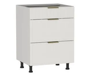 Стол с ящиками СЯ-60 (140/284), Берта (600*528*820) Экокожа Белый, 25324