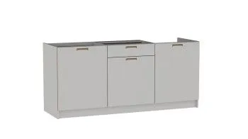 Стол С-180, Смарт (1800*566*820) Серый, 22603