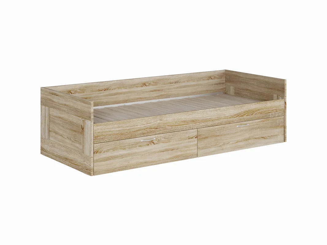 м. Марьина Роща - БРИМНЭС / СИРИУС кровать раздвижная ИКЕА / IKEA 80х200 сонома