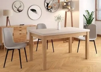 Стол обеденный Signal PRESTO 140 (кашемир/дуб кремона)