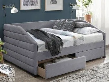 Кровать Signal NADIA VELVET tap.142 (серый) 120/200