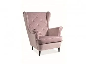 Кресло Signal LADY Velvet Bluvel 52 (античный розовый)