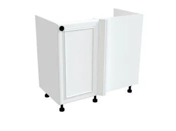 Стол под мойку угловой СМУ-100 л, Бьянка (900*470*820) Белый, 21112