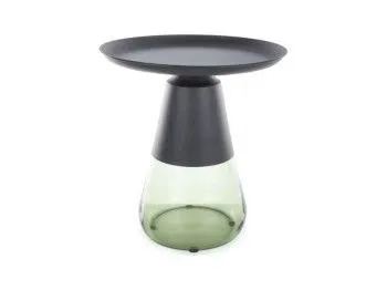 Стол журнальный Signal TIFFANY A (черный/зеленый)