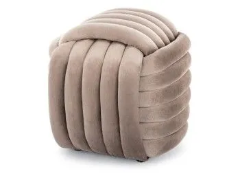 Пуф Signal BRUNI Velvet (темно-бежевый)