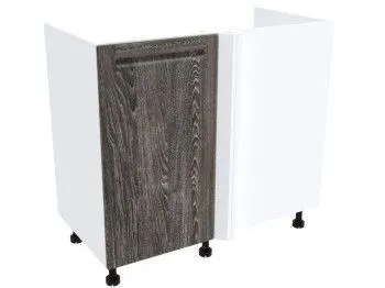 Стол под мойку угловой СМУ-100 л, Грей (900*470*820) Шале Серебро, 21450