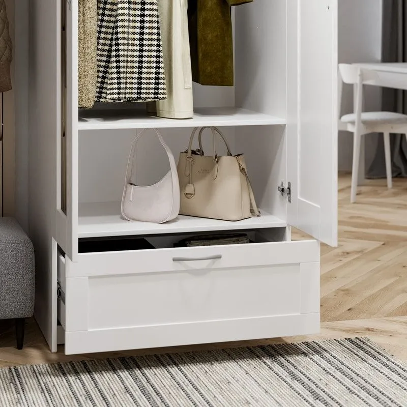 БРИМНЭС / СИРИУС Полка для шкафа ИКЕА / IKEA белая | изображение 3