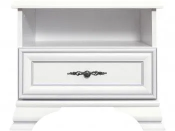 Тумба прикроватная Кентаки KOM1S белый