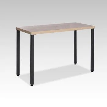 ИНГАР 1/ТТ стол письменный 120x75x55, дуб беленый/черный