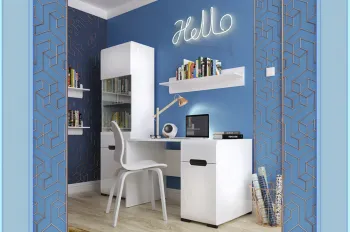 Кабинет Ацтека белый 1