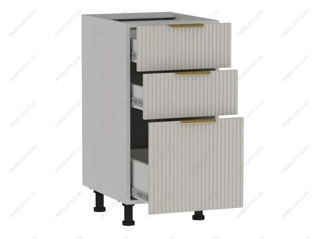 Стол с ящиками СЯ-40 (176/356), Монза (400*523*820) Экокожа Бежевый, 23116 | изображение 1