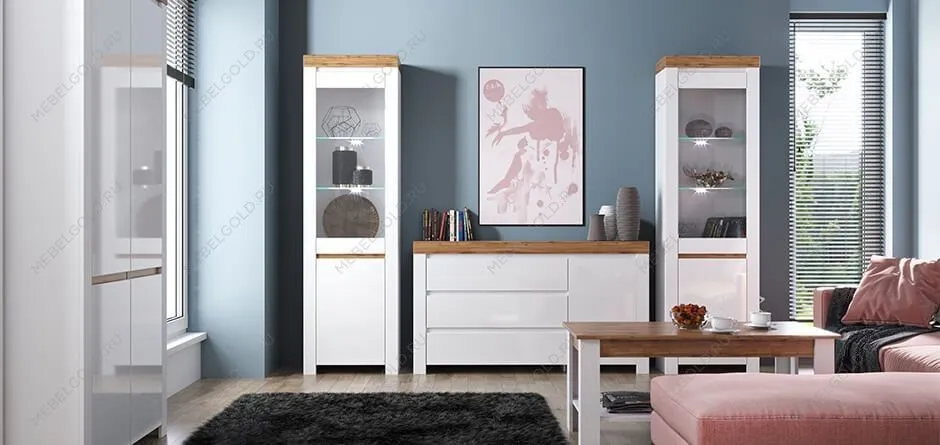 Шкаф с витриной Таурус 1V1D | изображение 3