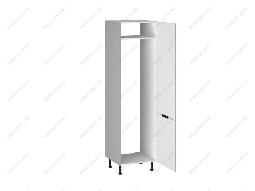 Шкаф-пенал ПХ-60 бок левый МДФ, Виста (600*586*2216) Экокожа Бежевый, 26475 | изображение 1