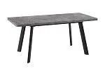 Стол Leon Lux Radial-180 раздвижной (Дымчатая керамика/черный) 180(240)х95 | изображение 1