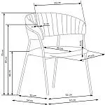 Стул кухонный Halmar K426 (черный) | изображение 5