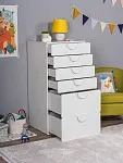 Комод Пикси, 6 ящиков 60x57x120, робкий подснежник | изображение 6