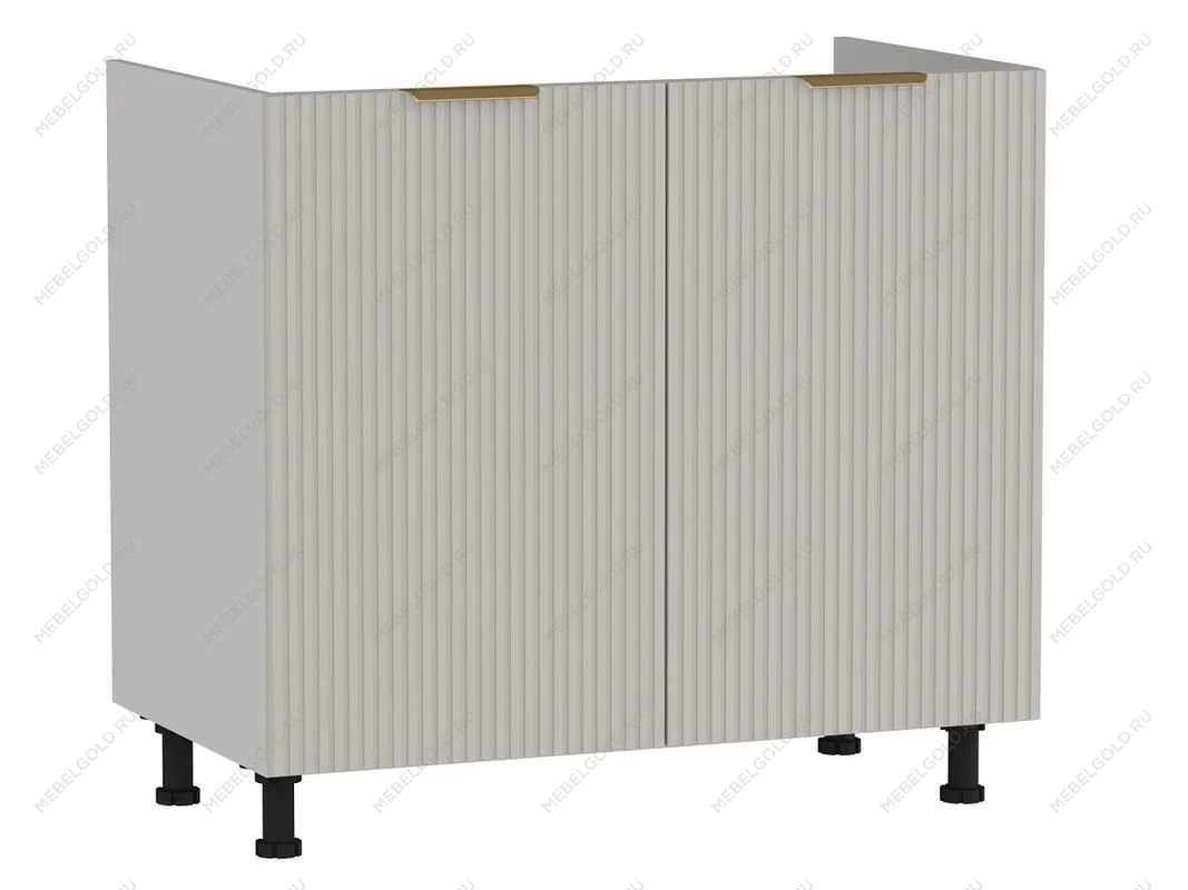 Стол под мойку СМ-90, Монза (900*520*820) Экокожа Бежевый, 23112