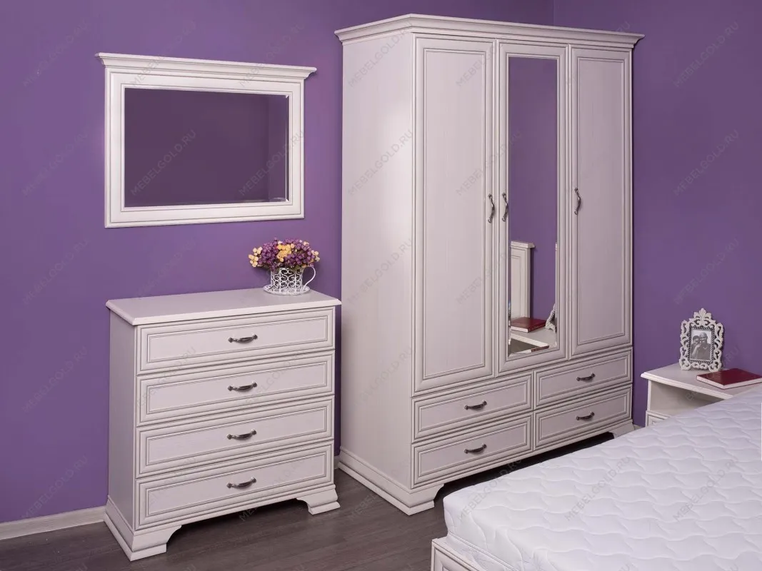 Комод Тиффани 4S вудлайн кремовый | изображение 7