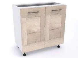 Стол С-80 (520), Дублин (800*520*820) Дуб галифакс белый, 21679