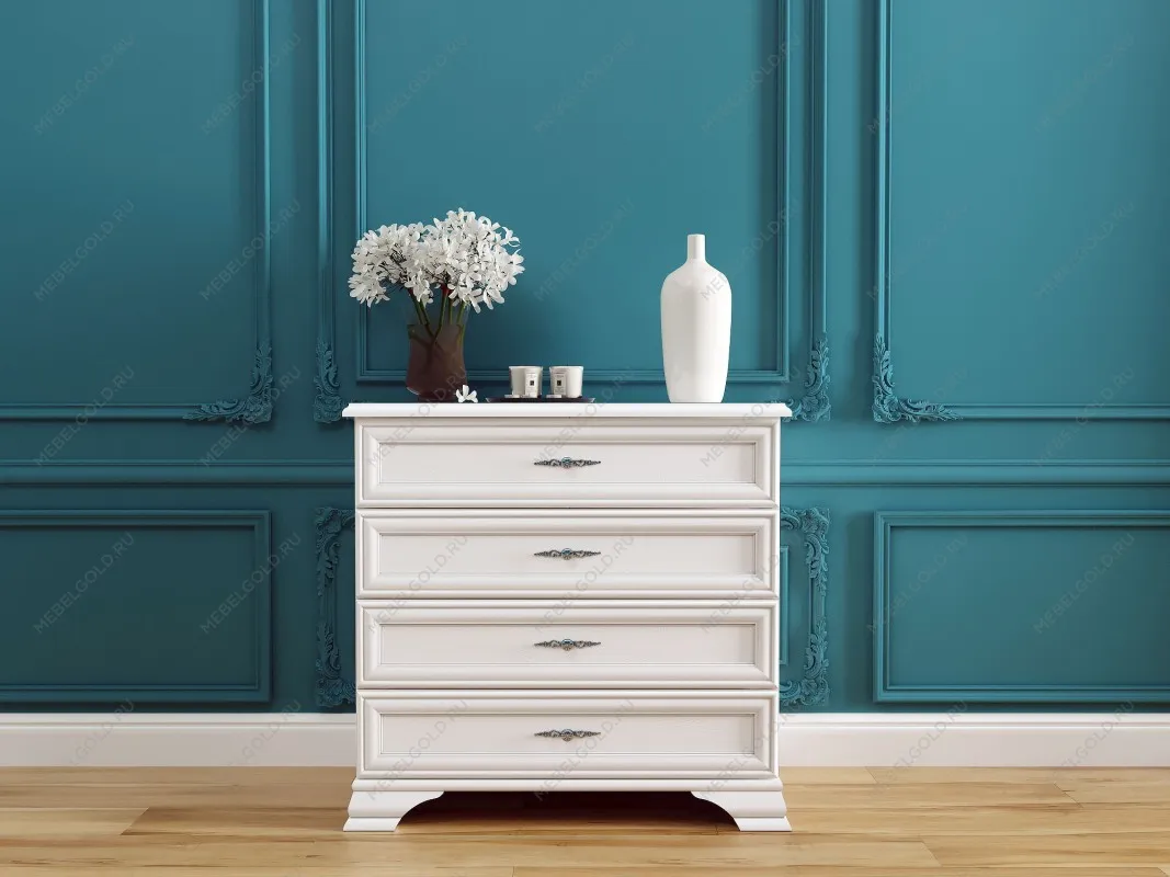 Комод Кентаки KOM4S белый | изображение 1