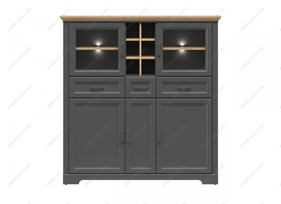 Шкаф Жасмин REG2W3D3S с подсветкой